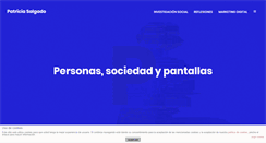 Desktop Screenshot of patriciasalgado.com